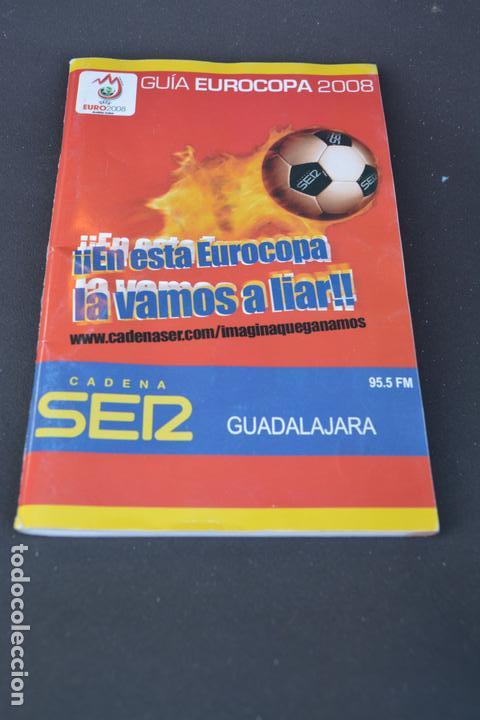 Coleccionismo deportivo: GUIA DE LA CADENA SER DE LA EUROCOPA 2008-MEDIDAS 15X10 CMS - Foto 1