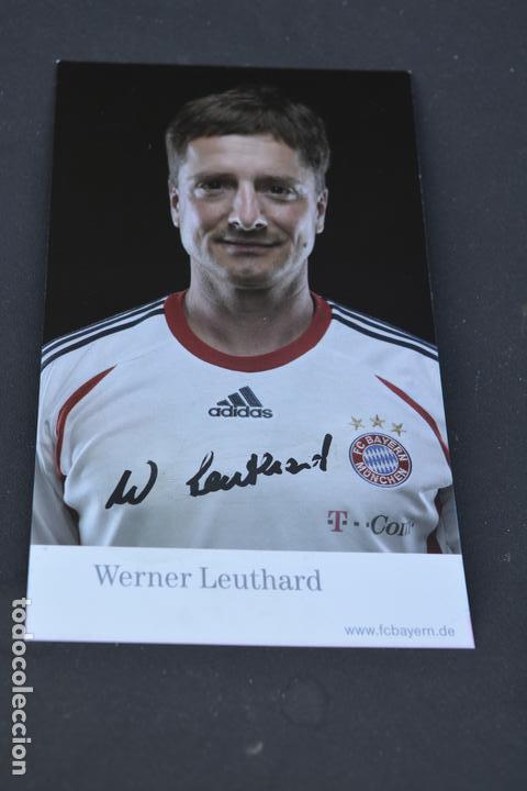 Sports collectibles: POSTAL DEL JUGADOR WERNER LEUTHARD (BAYERN MUNICH)