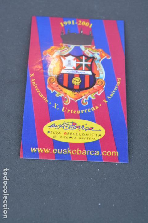 Coleccionismo deportivo: TARJETA DE LA PE&Ntilde;A EUSKOBAR&Ccedil;A )VITORIA) - Foto 1