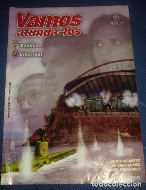 Coleccionismo deportivo: PROGRAMA DEL PARTIDO BENFICA vs VILLARREAL 2005/2006 CHAMPIONS LEAGUE - Foto 1