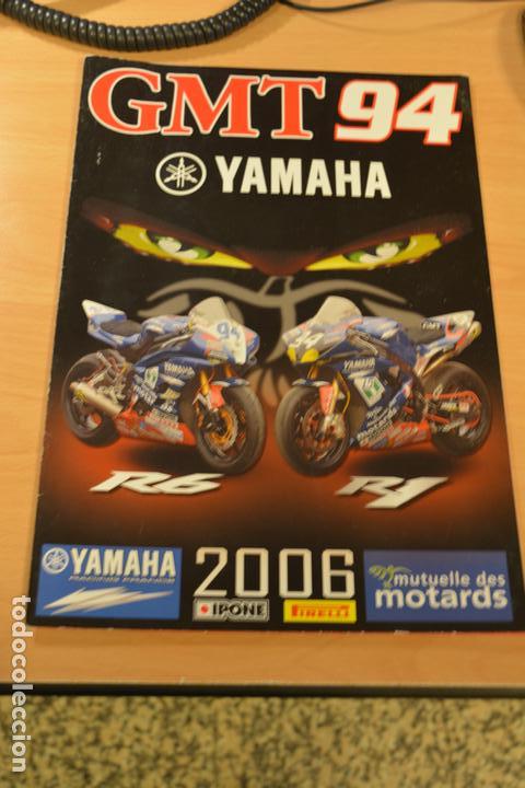 Sammelleidenschaft Sport: CARPETA CON 5 HOJAS INFORMATIVAS DEL EQUIPO GMT94 (YAMAHA) A&Ntilde;O 2006
