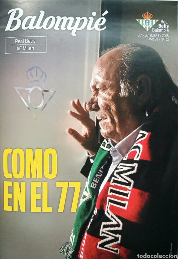 Coleccionismo deportivo: Betis Mil&aacute;n Programa - Foto 1