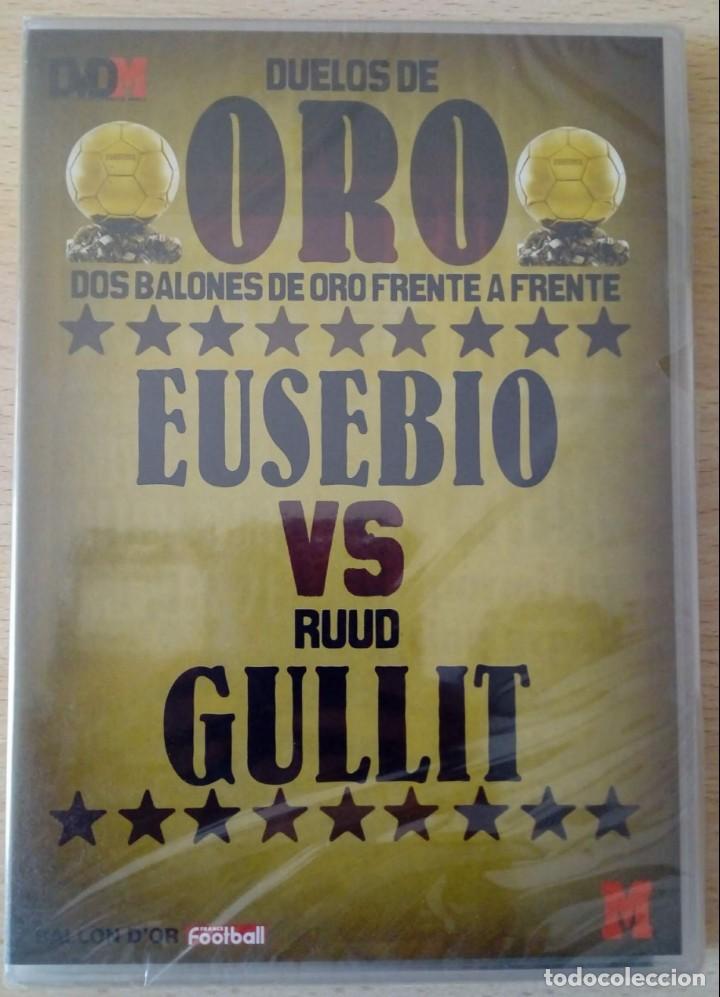 Coleccionismo deportivo: Dvd n&ordm;5 de la Colecci&oacute;n Duelos de Oro. Eusebio vs Gullit. Marca. Precintado - Foto 1