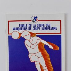 Coleccionismo deportivo: PO-03 PROGRAMA OFICIAL.A.MADRID-DINAMO DE KIEV. COUPE DES VAINQUEURS DE COUPE EUROPÉENNE.1986.