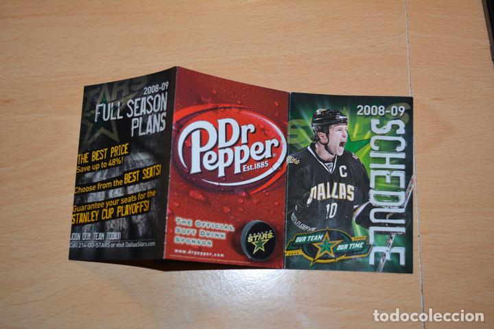 Sammelleidenschaft Sport: PROGRAMACION Y CALENDARIO DE LA TEMPORADA 2008-09 DEL EQUIPO DE HOCKEY HIELO DALLAS STARS