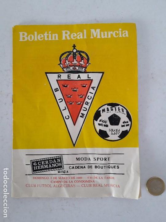 Coleccionismo deportivo: BOLETIN REAL MURCIA 1980 - Foto 1