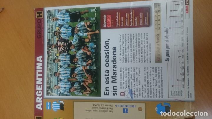 Coleccionismo deportivo: L&Aacute;MINA MARCA MUNDIAL 1998 - Foto 3
