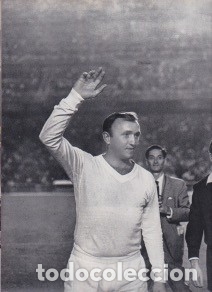 Coleccionismo deportivo: REAL MADRID: Reportaje gr&aacute;fico del homenaje a SANTAMAR&Iacute;A - Foto 1