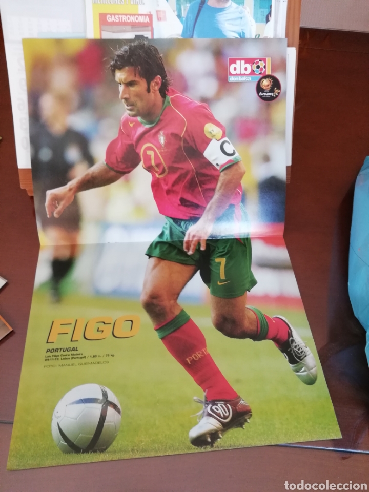 Coleccionismo deportivo: Don balon posters de cracks. Figo... Ronaldo... zidane y..... - Foto 1
