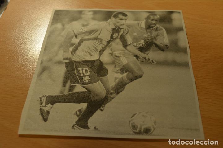 Sammelleidenschaft Sport: FUTBOL RECORTE DE PERIODICO DEPORTIVO RIVALDO (FC BARCELONA)