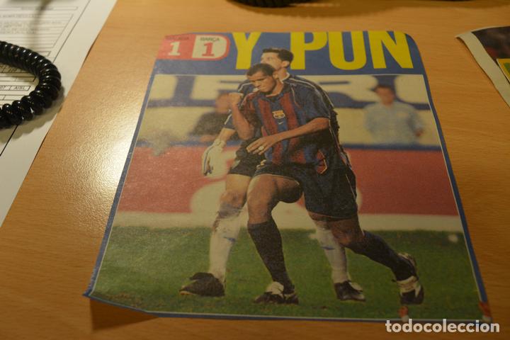 Sammelleidenschaft Sport: FUTBOL RECORTE DE PERIODICO DEPORTIVO RIVALDO (FC BARCELONA)