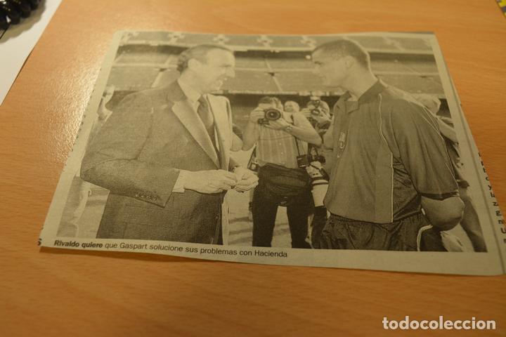 Collectionnisme sportif: FUTBOL RECORTE DE PERIODICO DEPORTIVO RIVALDO (FC BARCELONA)