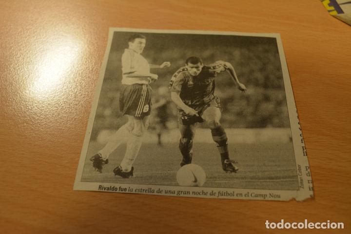 Collectionnisme sportif: FUTBOL RECORTE DE PERIODICO DEPORTIVO RIVALDO (FC BARCELONA)