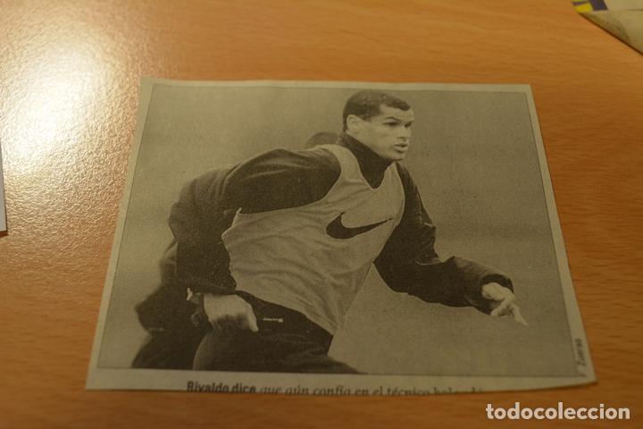 Collectionnisme sportif: FUTBOL RECORTE DE PERIODICO DEPORTIVO RIVALDO (FC BARCELONA)