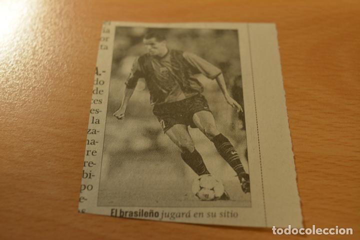 Collectionnisme sportif: FUTBOL RECORTE DE PERIODICO DEPORTIVO RIVALDO (FC BARCELONA)