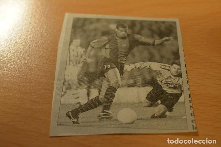 Collectionnisme sportif: FUTBOL RECORTE DE PERIODICO DEPORTIVO RIVALDO (FC BARCELONA)
