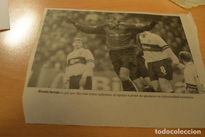 Collectionnisme sportif: FUTBOL RECORTE DE PERIODICO DEPORTIVO RIVALDO (FC BARCELONA)