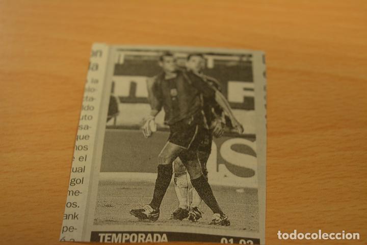 Coleccionismo deportivo: FUTBOL RECORTE DE PERIODICO DEPORTIVO RIVALDO (FC BARCELONA)