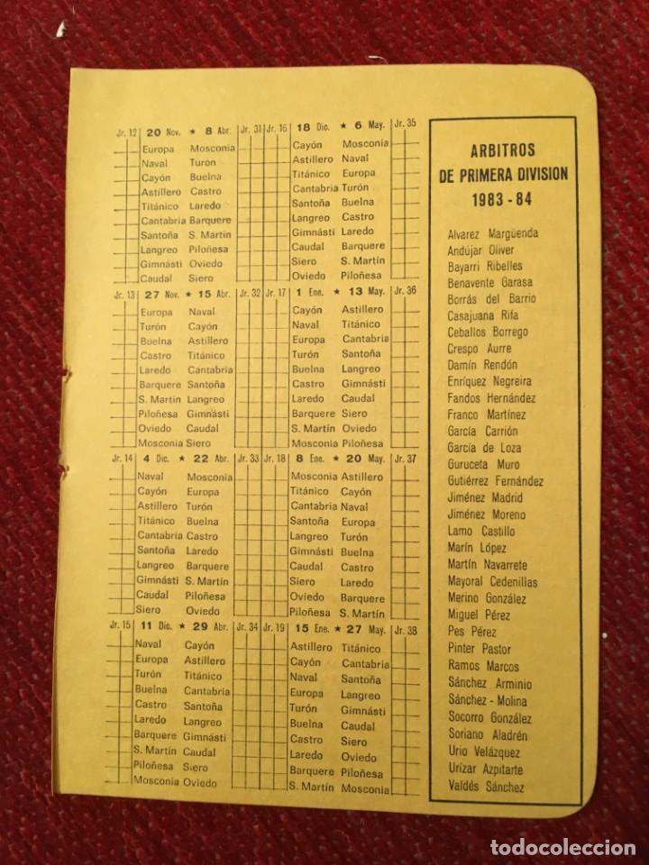 Sports collectibles: R4919 HOJITA HOJA CON TODOS LOS ARBITROS DE PRIMERA DIVISION LIGA TEMPORADA 1983 1984
