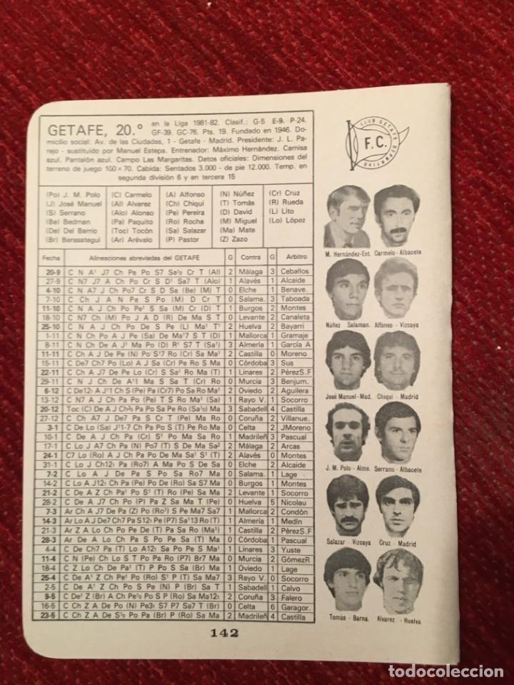 Sports collectibles: R4938 HOJITA HOJA CON ALINEACIONES EQUIPO GETAFE LEVANTE LIGA TEMPORADA 81 82 1981 1982