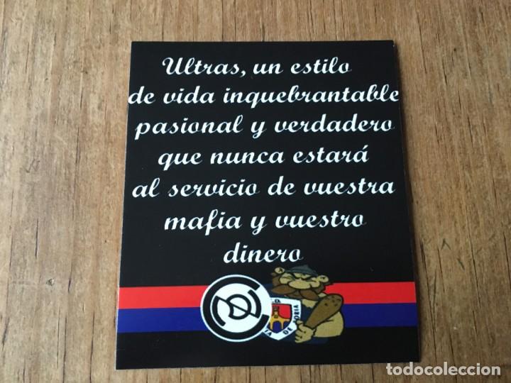 Sports collectibles: R4968 PEGATINA ADHESIVO POLITICA FUTBOL ULTRAS NUMANCIA