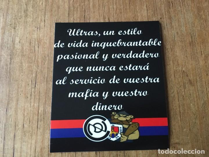 Sports collectibles: R4969 PEGATINA ADHESIVO POLITICA FUTBOL ULTRAS NUMANCIA