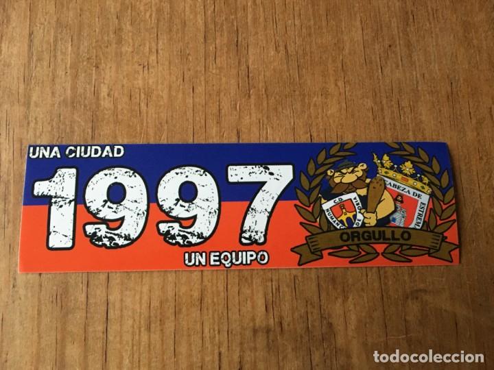 Sports collectibles: R4970 PEGATINA ADHESIVO POLITICA FUTBOL ULTRAS NUMANCIA 1997 UNA CIUDAD UN EQUIPO