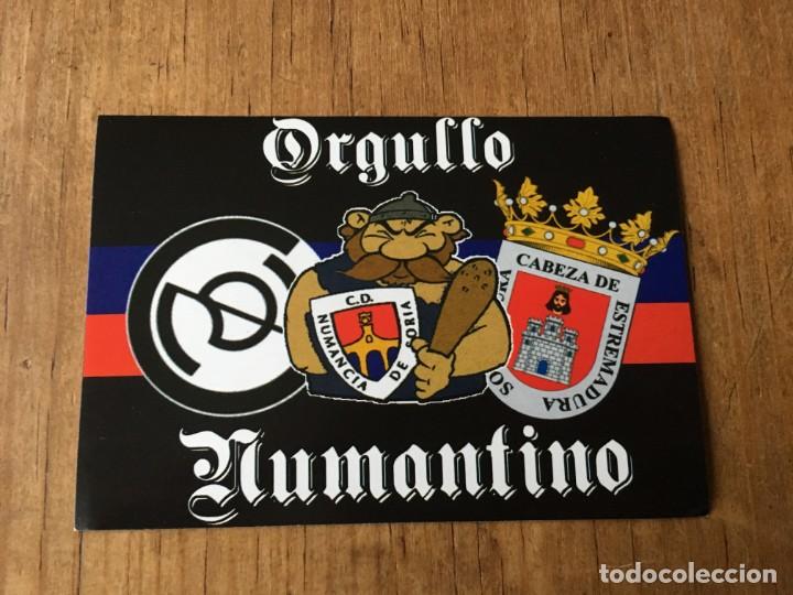 Sports collectibles: R4971 PEGATINA ADHESIVO POLITICA FUTBOL ULTRAS NUMANCIA ORGULLO NUMANTINO