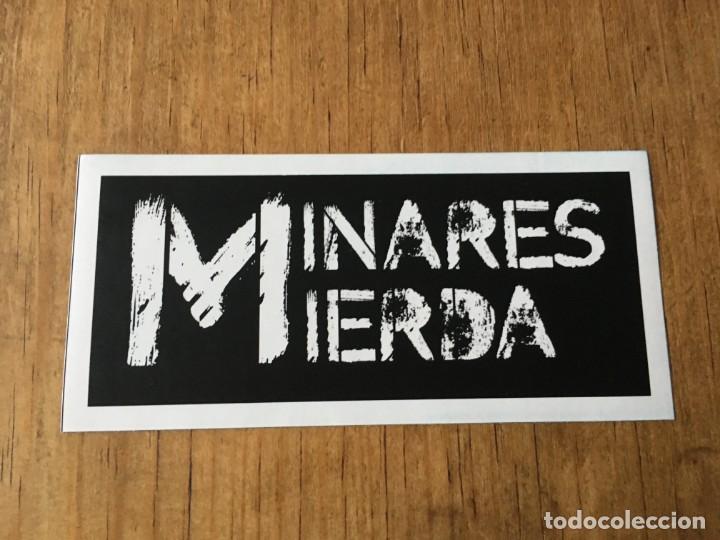 Sports collectibles: R4972 PEGATINA ADHESIVO POLITICA FUTBOL ULTRAS MINARES MIERDA
