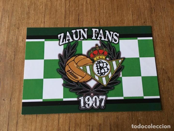 Sports collectibles: R4979 PEGATINA ADHESIVO POLITICA FUTBOL ULTRAS ZAUN FANS REAL BETIS 1907