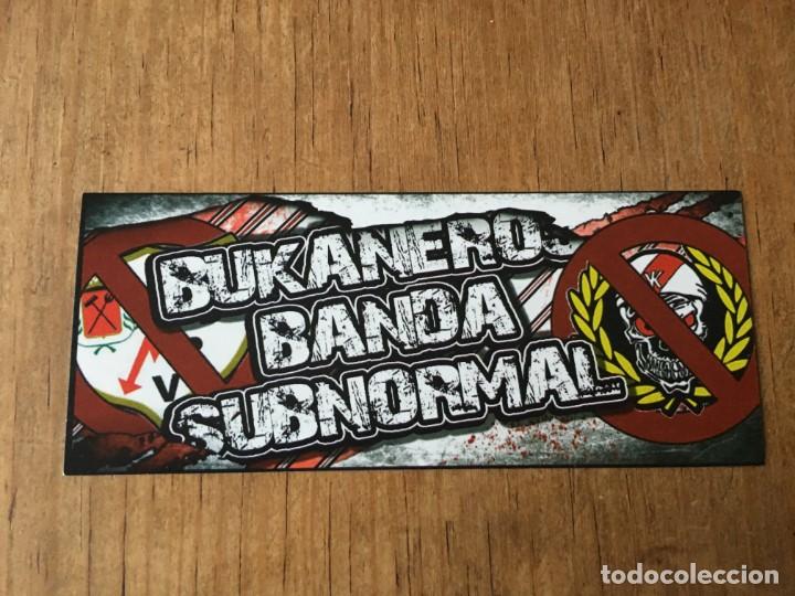 Sports collectibles: R4982 PEGATINA ADHESIVO POLITICA FUTBOL ULTRAS BUKANEROS BANDA SUBNORMAL