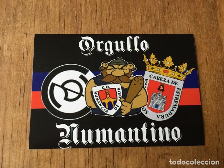 Sports collectibles: R4988 PEGATINA ADHESIVO POLITICA FUTBOL ULTRAS ORGULLO NUMANTINO NUMANCIA