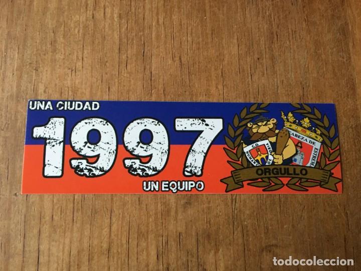 Sports collectibles: R4992 PEGATINA ADHESIVO POLITICA FUTBOL ULTRAS ORGULLO NUMANTINO NUMANCIA 1997 UNA CIUDAD UN EQUIPO