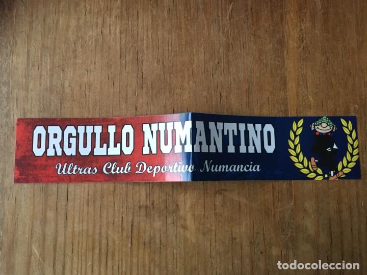 Sports collectibles: R5001 PEGATINA ADHESIVO POLITICA FUTBOL ULTRAS ORGULLO NUMANTINO NUMANCIA