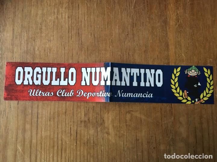 Sports collectibles: R5002 PEGATINA ADHESIVO POLITICA FUTBOL ULTRAS ORGULLO NUMANTINO NUMANCIA