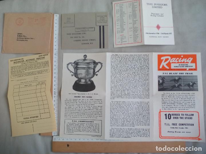 Sports collectibles: ANTIGUO PROGRAMA DE CARRERAS DE CABALLOS. 1956-1957. LONDON, NATIONAL HUNT SEASON RACIN CALENDAR