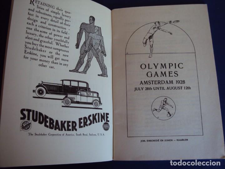 Coleccionismo deportivo: (F-190171)PROGRAMA OFICIAL.IXE OLYMPIADE AMSTERDAM A&Ntilde;O 1928 - Foto 3