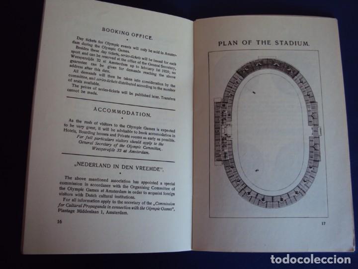 Coleccionismo deportivo: (F-190171)PROGRAMA OFICIAL.IXE OLYMPIADE AMSTERDAM A&Ntilde;O 1928 - Foto 4
