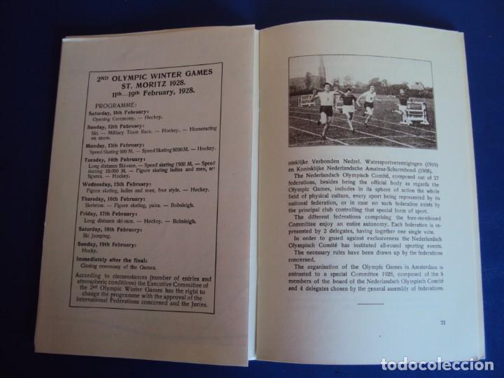 Coleccionismo deportivo: (F-190171)PROGRAMA OFICIAL.IXE OLYMPIADE AMSTERDAM A&Ntilde;O 1928 - Foto 6