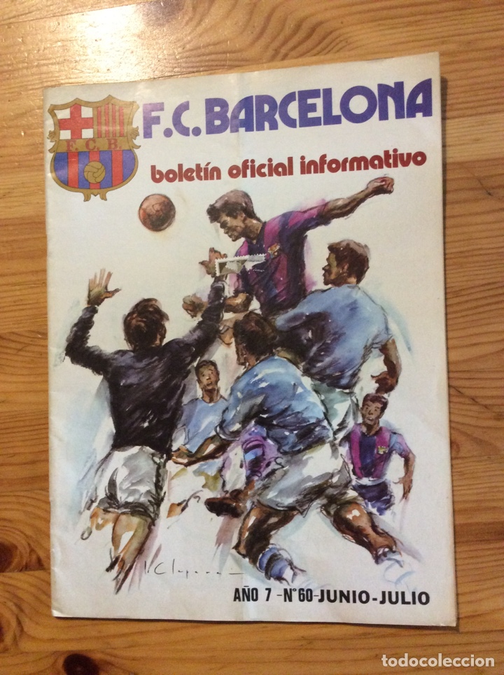 Sports collectibles: FC BARCELONA BOLETIN 60 1976 BAR&Ccedil;A FUTBOL