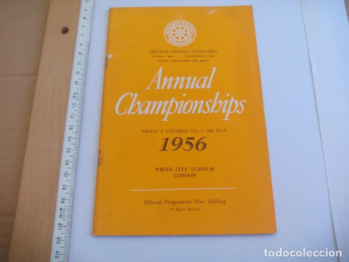 Sports collectibles: PROGRAMA  ATLETISMO ANNUAL CHAMPIONSHIP AMATEUR ATHLETIC ASSOCIATION PROGRAMME OFFICIAL 1953 LONDON