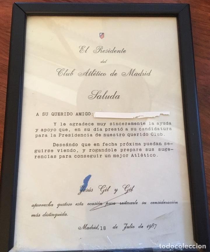Coleccionismo deportivo: Jesus Gil y Gil,Saluda - Foto 1