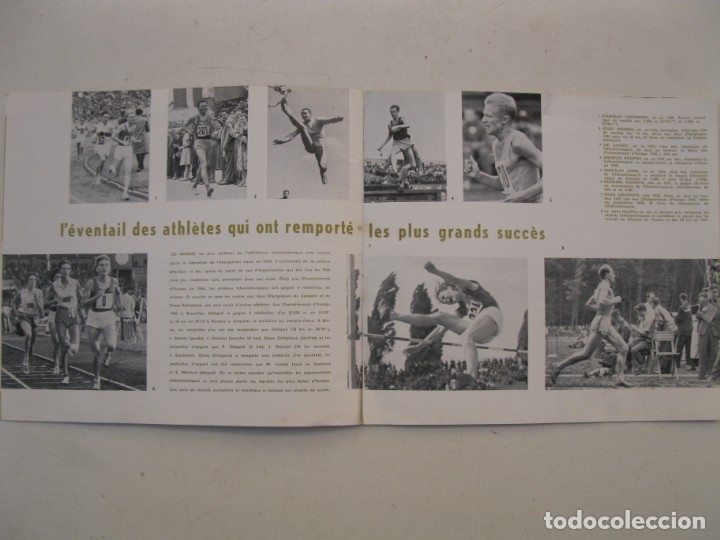 Coleccionismo deportivo: CUADERNILLO - LATHL&Eacute;TISME EN TCH&Eacute;COSLOVAQUIE (1888-1963) - EN FRANC&Eacute;S. - Foto 3