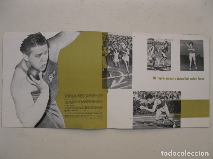 Coleccionismo deportivo: CUADERNILLO - LATHL&Eacute;TISME EN TCH&Eacute;COSLOVAQUIE (1888-1963) - EN FRANC&Eacute;S. - Foto 4