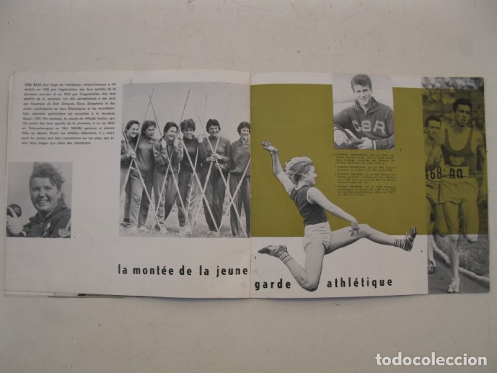 Coleccionismo deportivo: CUADERNILLO - LATHL&Eacute;TISME EN TCH&Eacute;COSLOVAQUIE (1888-1963) - EN FRANC&Eacute;S. - Foto 5
