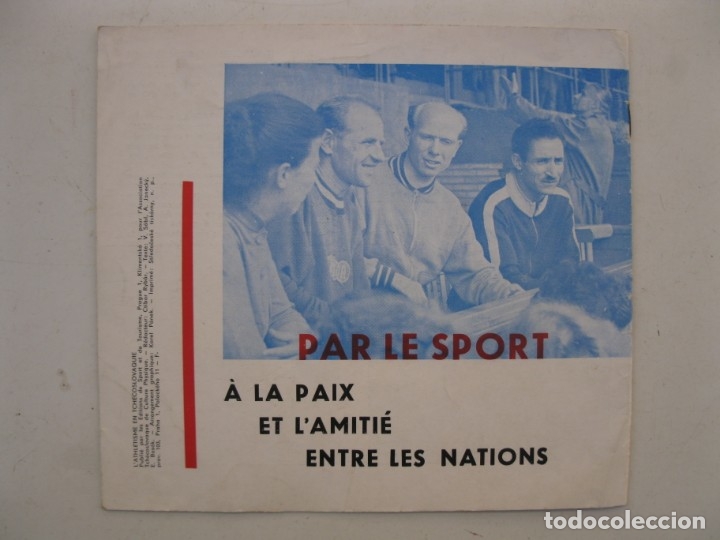 Coleccionismo deportivo: CUADERNILLO - LATHL&Eacute;TISME EN TCH&Eacute;COSLOVAQUIE (1888-1963) - EN FRANC&Eacute;S. - Foto 7