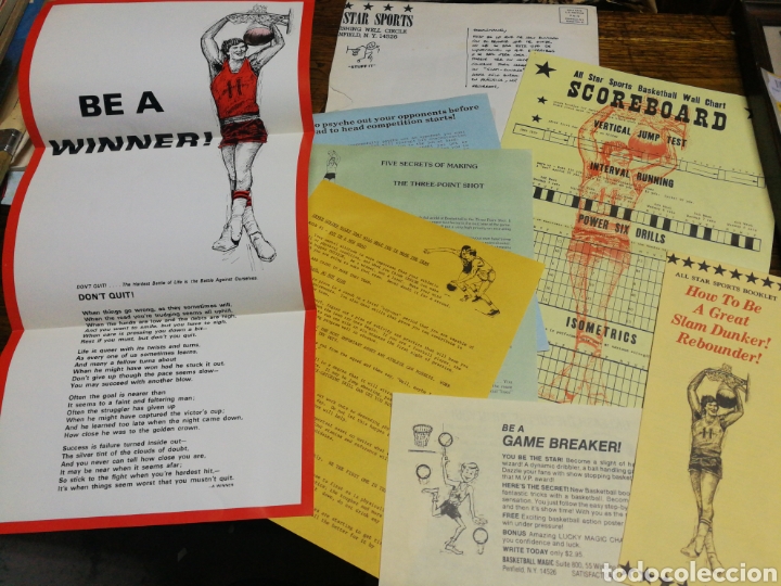Collectionnisme sportif: INFORMACI&Oacute;N CONSEJOS STAR SPORT DE BASKET PARA SER UN SLAM-DUNKER, PENFIELD, NEW YORK. RAREZA!.