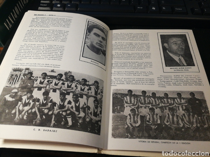 Coleccionismo deportivo: Historia del trofeo iberico 1973.30 pg. Muchas fotos de los equipos participantes. Muy raro. Badajoz - Foto 3 - 153864733