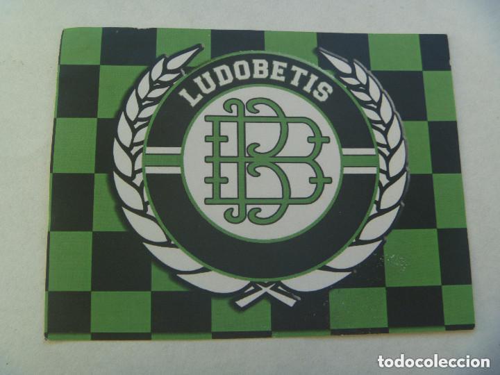 Coleccionismo deportivo: REAL BETIS BALOMPIE : PEGATINA LUDOBETIS. - Foto 1
