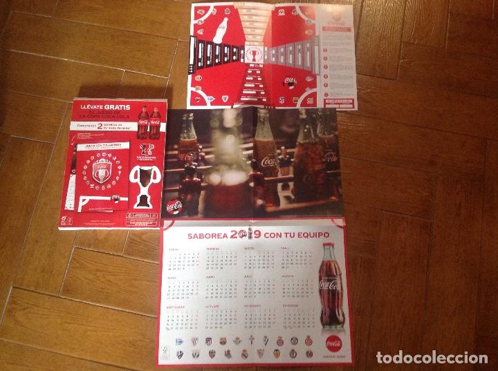 Coleccionismo deportivo: F&uacute;tbol. El juego de la copa coca-cola. 2018-19. Acm - Foto 1